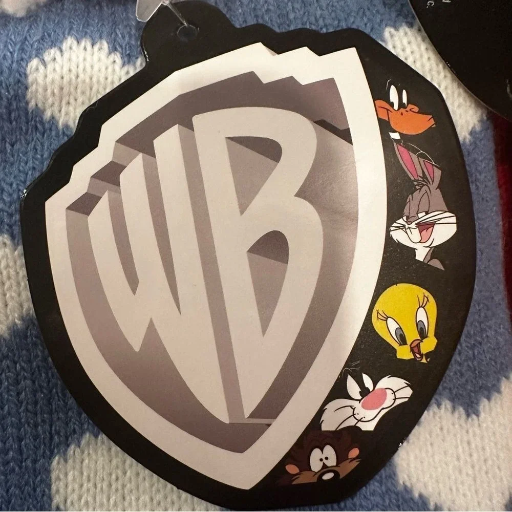 Warner Bros Set‎ of 2 Sherpa Socks Sylvester & Bugs Bunny Warm Cozy OSFM NEW